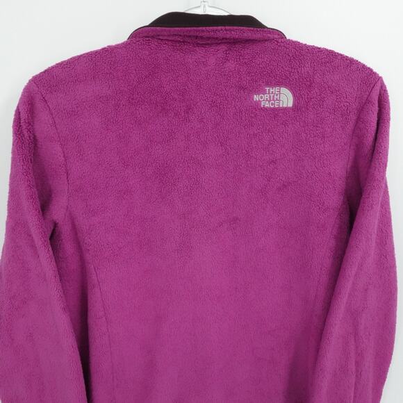 North‎ Face Jacket Womens Large Purple Fleece Full Zip Outdoor Fuzzy Winter Warm - Picture 8 of 16